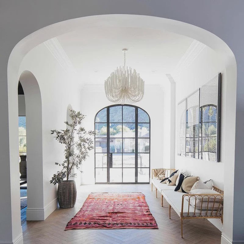 Nordic LogBranch Kroonluchter - Stijlvolle Hanglamp voor Woonkamer, Eetkamer, Bar, Slaapkamer & Villa