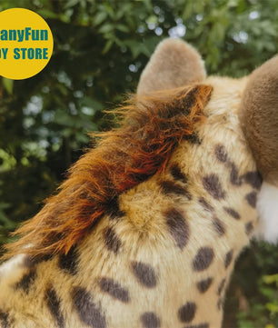 Realistische Hyena Knuffel - Levensgetrouwe Pluche Dierensimulatie voor Verzamelaars
