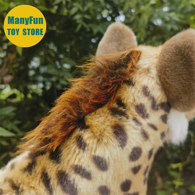 Realistische Hyena Knuffel - Levensgetrouwe Pluche Dierensimulatie voor Verzamelaars