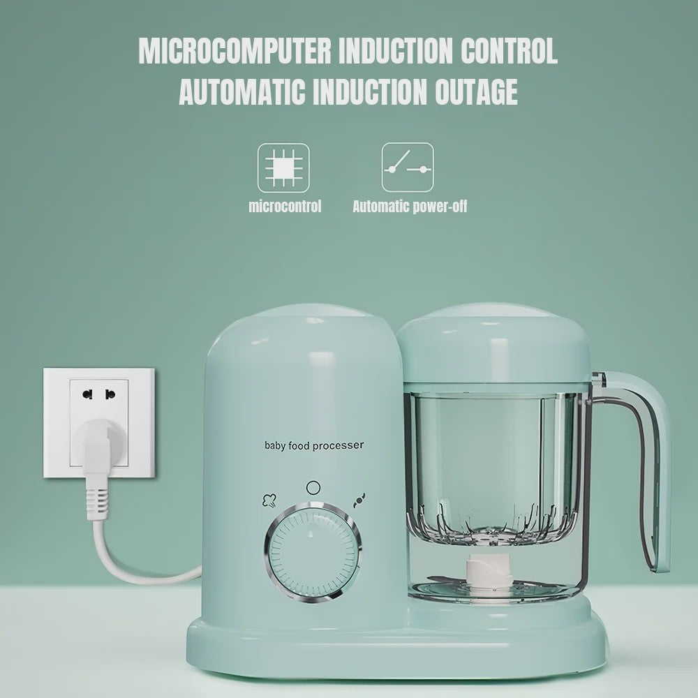 Multifunctionele Babyvoeding Maker: Stomen, Mixen, Verwarmen & Ontdooien