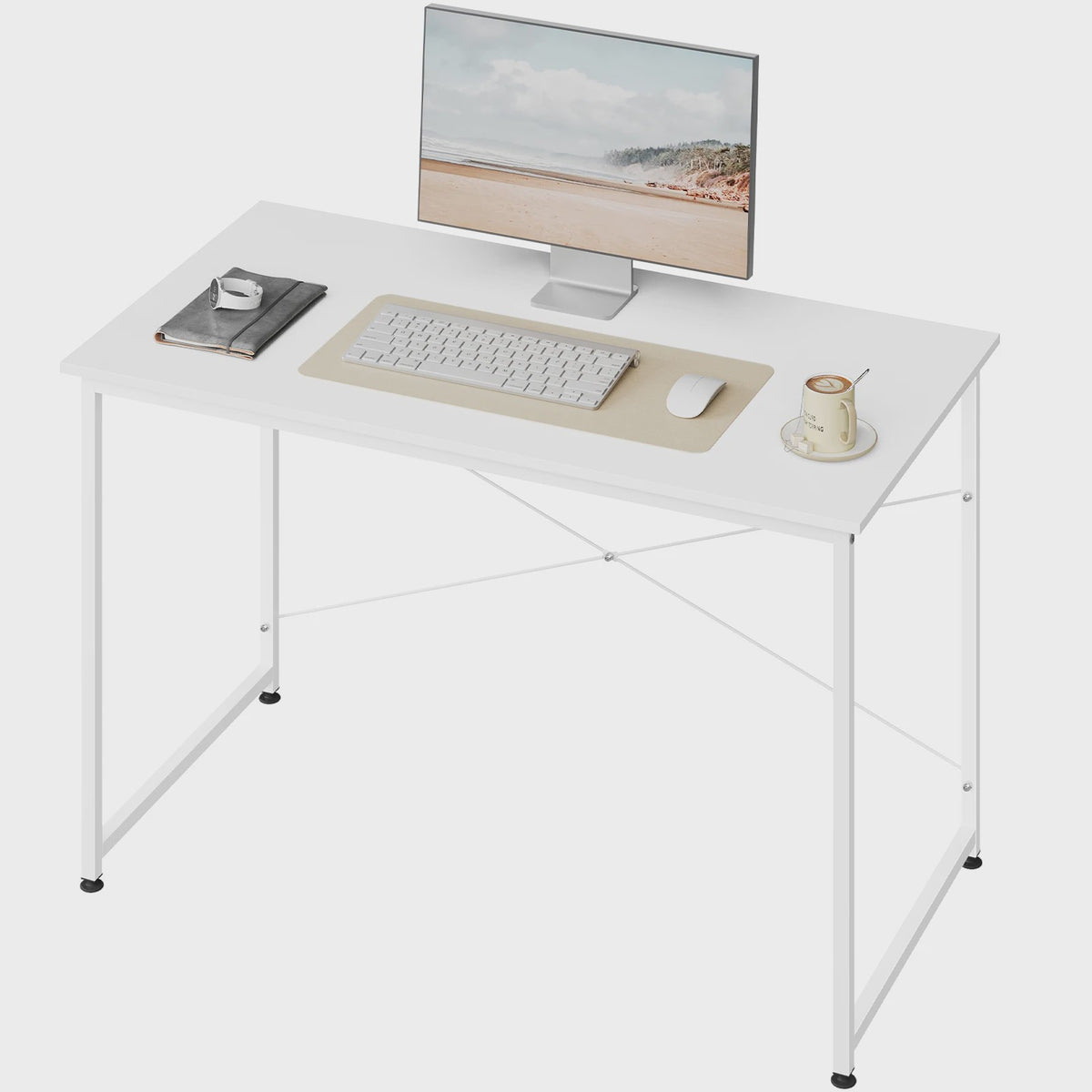 Moderne Metalen Bureau - Computer, Werk, Studie & Gaming Tafel
