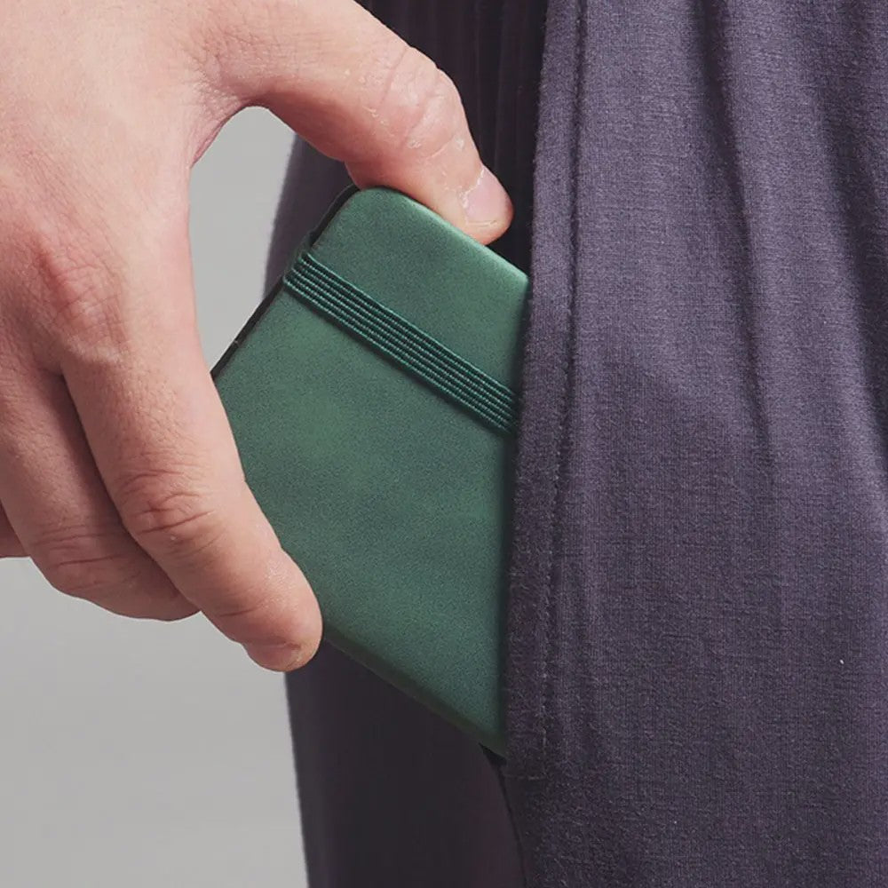 Compact A7 Notitieboekje met PU Cover - Mini Memo Pad voor Onderweg