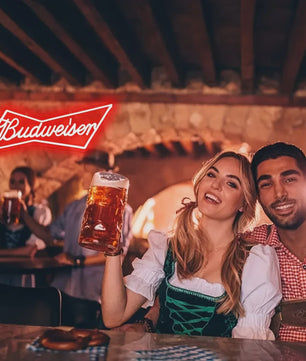 Budweiser Neon LED Lichtreclame - Bar Decoratie & Man Cave Verlichting