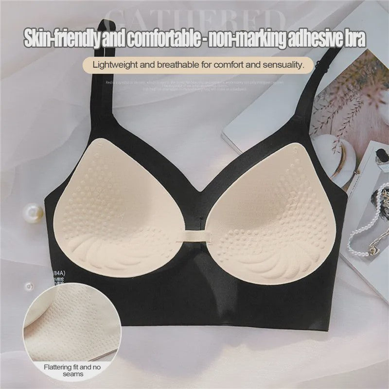 Onzichtbare Push-Up BH met Diepe U-Hals en Strapless Optie - Perfect voor Jurken