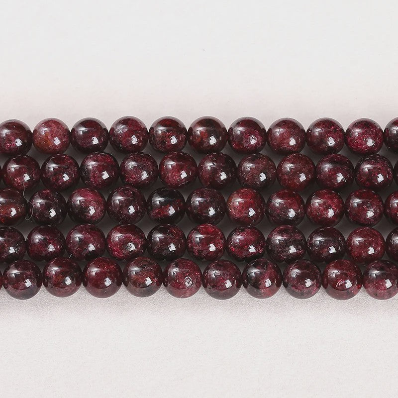 Natuurlijke Donkerrode Granaat Kralen Rond - 4-10mm - Sieraden Maken DIY Ketting Armband