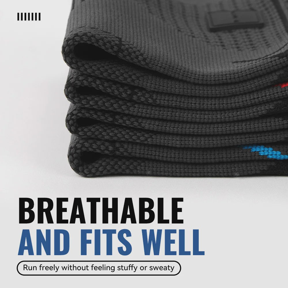 WRELS Compressie Kniebrace - Ademend, Anti-slip, Sport & Pijnverlichting