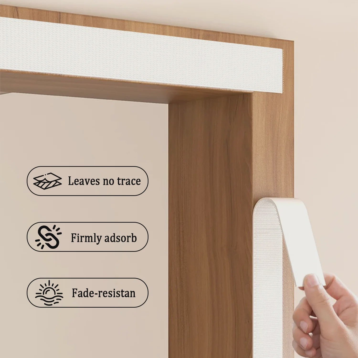 Magnetische Deurhor Zelfsluitend - Insectenwerend & Handsfree - Wit