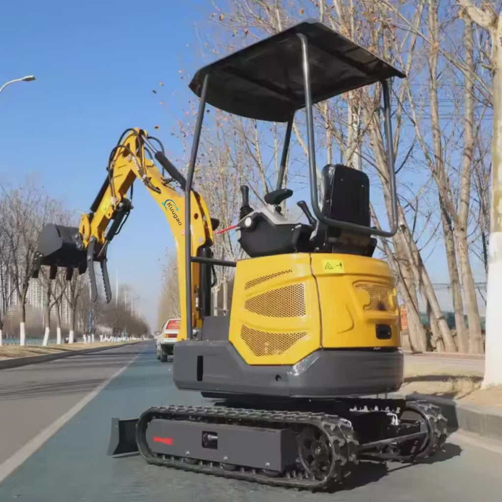 Mini Graafmachine 1.5 Ton - Multifunctioneel & Aanpasbaar