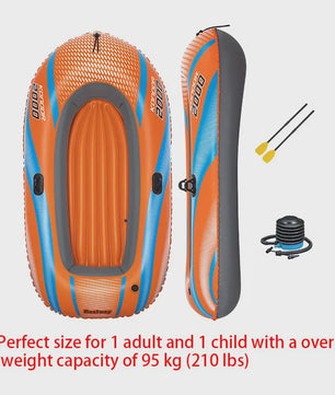 Bestway Opblaasbare Kajak voor 1-3 Personen - Robuuste PVC Rafting Boot