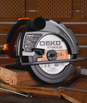 DEKO Elektrische Cirkelzaag 1500W - 185mm Multifunctioneel met Extra Handvat