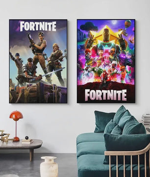 Fortnite Game Poster - Decoratieve Muurkunst voor Fans