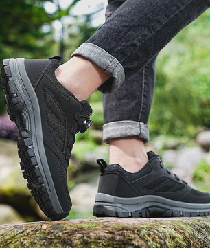 Herenschoenen Outdoor Wandelschoenen met Draaibare Gesp - Antislip & Comfortabel
