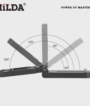 HILDA Mini Laser Level Muurbeugel met 180° Verstelbaarheid en Sterke Magneet