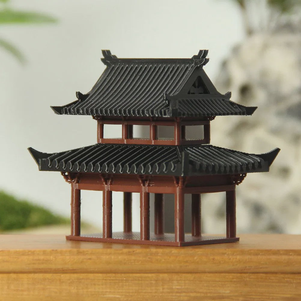 Miniatuur Chinese Paviljoen Ornament - Decoratie voor Poppenhuis, Terrarium, Aquarium & Tuin