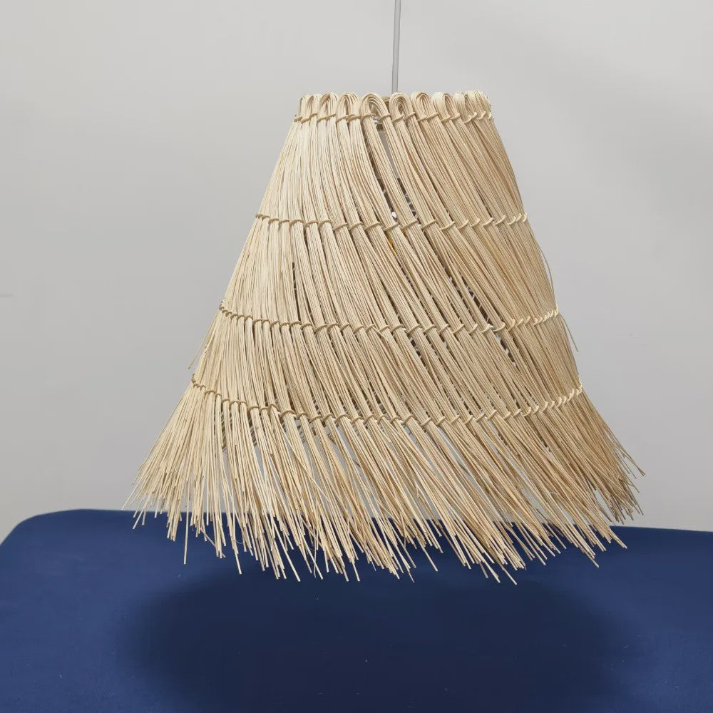 Sfeervolle Rotan Hanglamp 50cm - Natuurlijke Woonkamer & Slaapkamer Verlichting