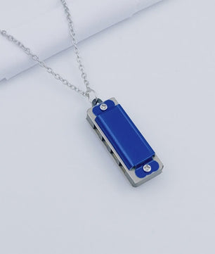 Mini Harmonica Ketting - 8 Tonen, 4 Gaten - Muziekspeeltje voor Kinderen