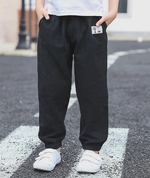Linnen Kinderbroeken voor Jongens en Meisjes - Zomerse Lange Broek met Elastische Taille (100-160cm)