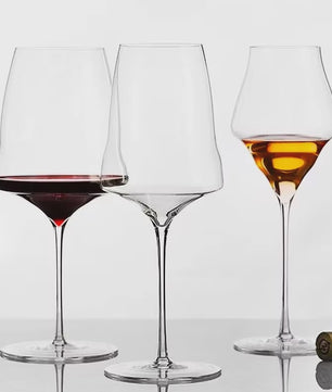 Luxe Handgemaakte Kristallen Wijnglas - Extreem Dun & Vlekkeloos