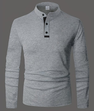 Stijlvolle Heren Poloshirt met Ronde Hals - Comfortabel voor Elk Seizoen