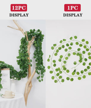 Kunstige Klimop Slang 2.1M - Groene Nep Plant voor Decoratie, Bruiloft & Feest