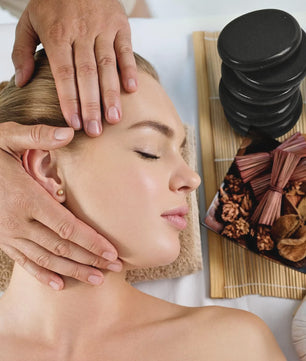 Hot Stones Massage Set - 6 Basaltstenen voor Ontspanning & Therapie