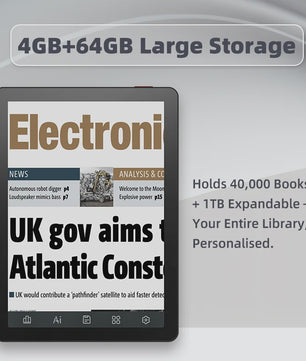 Bigme B6 E-reader: 6" E-Ink, Android 14, Google Play, 4GB+64GB, Verstelbaar Frontlicht