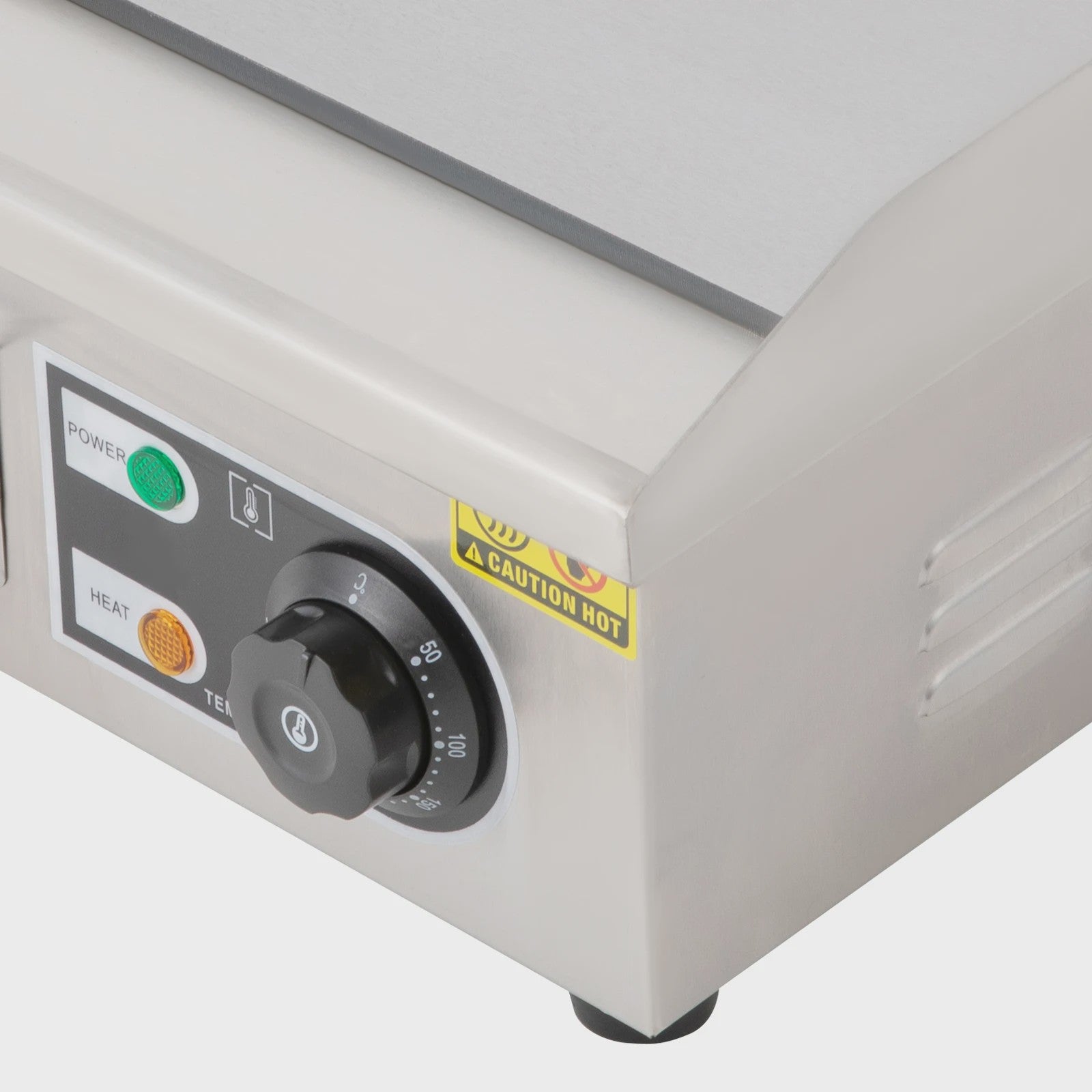 Elektrische Bakplaat 2000W - RVS Teppanyaki Grill met Verstelbare Temperatuur (50-300°C)