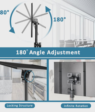 Verstelbare Projector & Laptop Tripod Stand (145cm) - Flexibele Werkplek