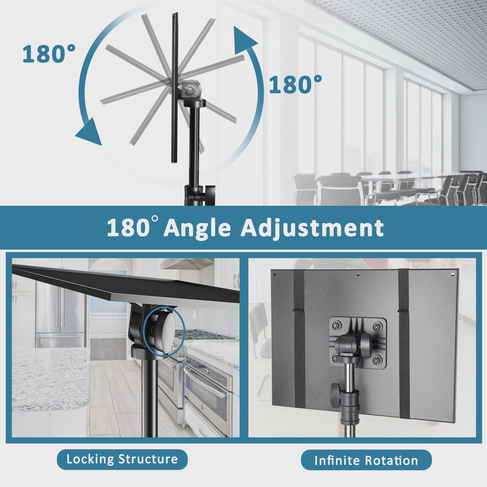 Verstelbare Projector & Laptop Tripod Stand (145cm) - Flexibele Werkplek