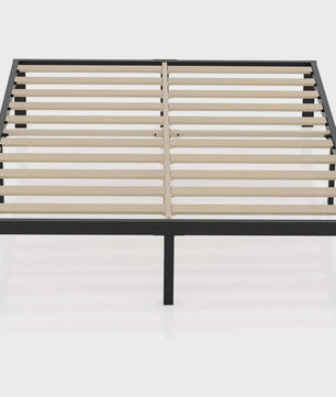 Heavy Duty Stalen Bedframe met Houten Lattenbodem - 3500lbs Draagkracht