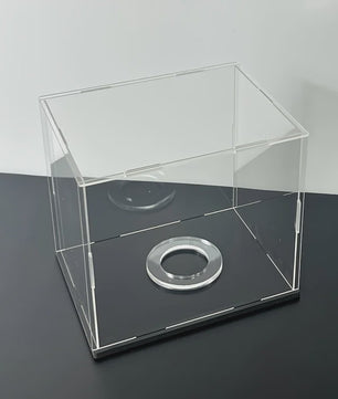 Acryl Display Box met Bodemplaat - Stofvrij Presenteren van Sportballen