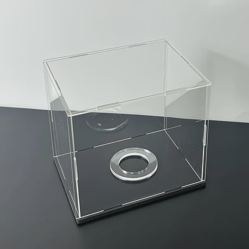 Acryl Display Box met Bodemplaat - Stofvrij Presenteren van Sportballen