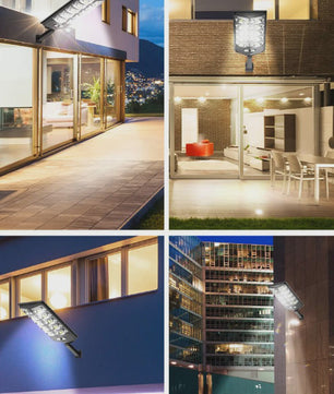 Krachtige Solar Buitenlamp met Bewegingssensor - LED Tuinverlichting