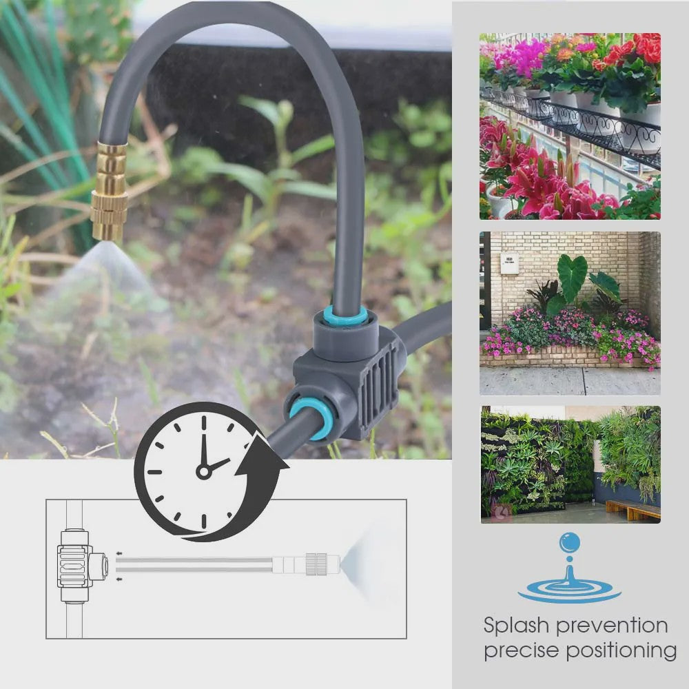 Slimme Tuin Watergift Timer met Dual Zone LCD Display en Vernevelingssysteem