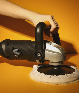DEKO 1600W Elektrische Polijstmachine 180mm - Variabele Snelheid voor Auto en Vloer