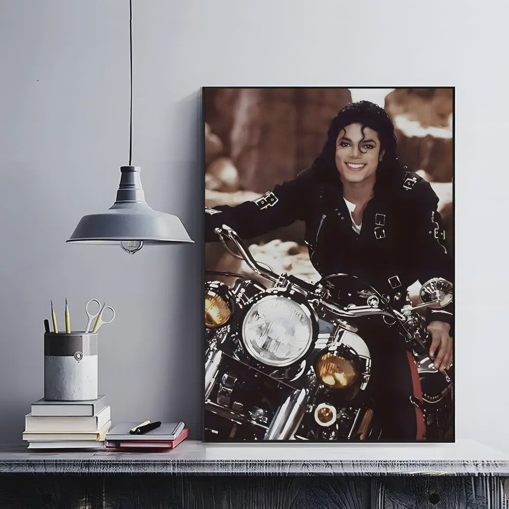 Iconische Michael Jackson Poster - Retro Muziek Kunst Decoratie