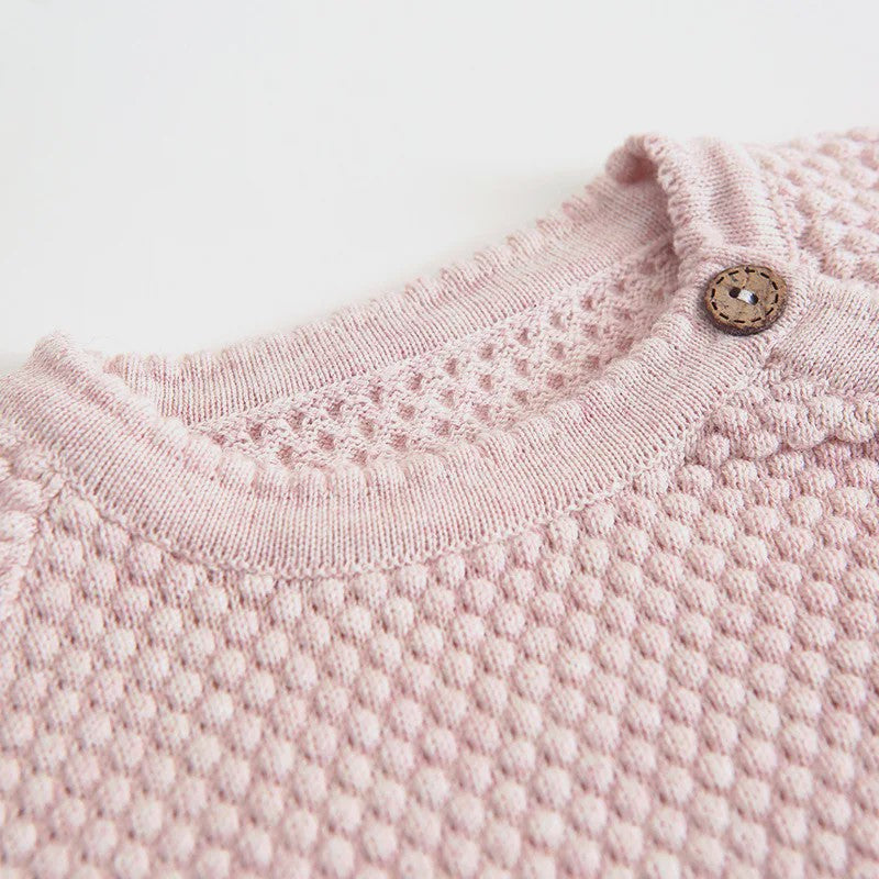 Zachte Katoenen Babykleding Set: Gebreide Trui & Broek voor Lente & Pyjama - Jongen/Meisje