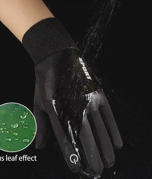 Waterdichte Thermische Fiets Handschoenen met Touchscreen Functionaliteit