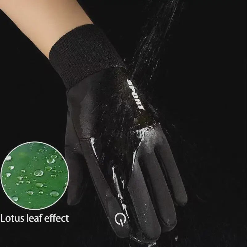 Waterdichte Thermische Fiets Handschoenen met Touchscreen Functionaliteit