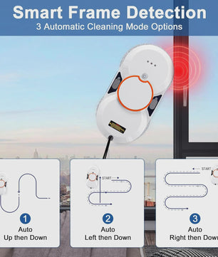 Automatische Ramenwasser Robot - Sterke Zuigkracht, Afstandsbediening & Waterreservoir