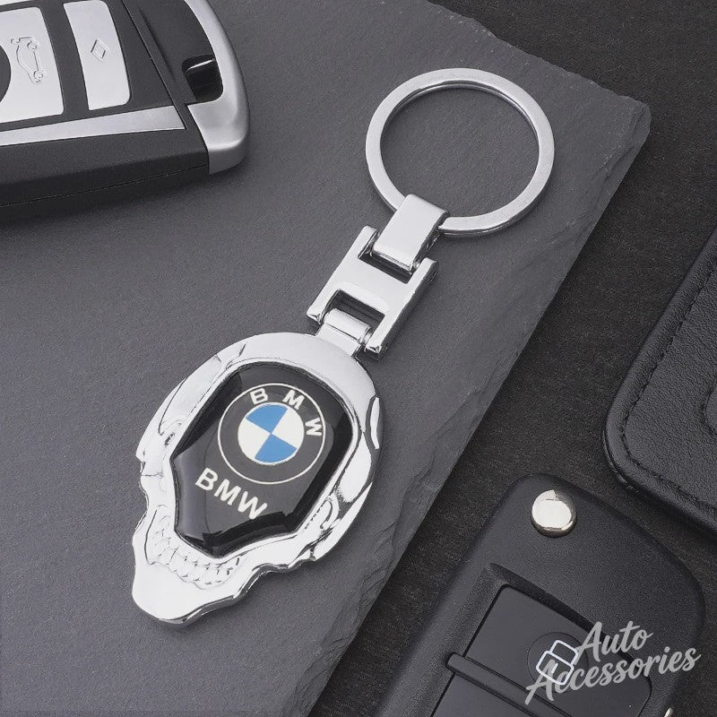 Stoere BMW M Skull Sleutelhanger - Metaal & Stijlvolle Decoratie