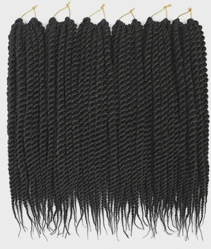 Havana Twist Crochet Haar - 6 Packs Synthetische Krullen voor Senegalese Twists