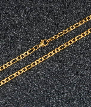 Heren Figaro Ketting - Stoer RVS Punk Hiphop Sieraden Cadeau