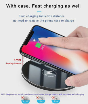 Universele Draadloze Oplader: Snel Laden voor iPhone, Samsung, Huawei & Meer