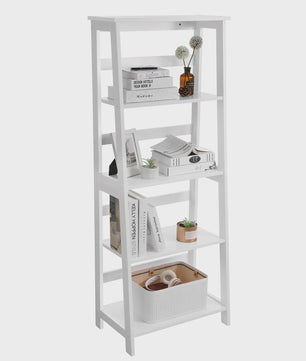 VASAGLE Ladder Boekenkast - Stijlvolle Opbergoplossing voor Woonkamer, Badkamer en Kantoor