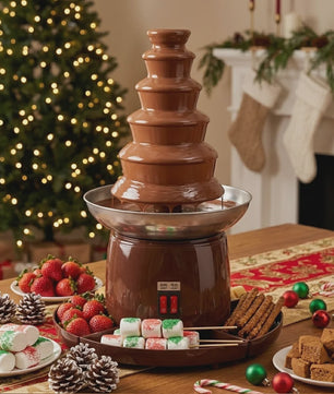 6-Laags Chocoladefontein met Fruitplateau - Perfect voor Feestjes en Thuisgebruik