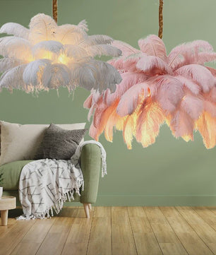 Luxe Veer Plafondlamp LED Hanglamp - Scandinavisch Design voor Woonkamer