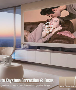 Magcubic L018 Draagbare Full HD Projector: Auto Focus, Android 14 & WiFi 6