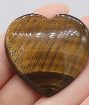 Natuursteen Hart Amethist & Rozenkwarts - 40mm Kristal Ornament