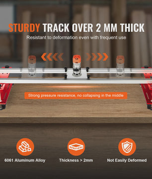 64-inch Router Sled: Draagbare en Verstelbare Houtvlakker voor Doe-het-zelf Projecten